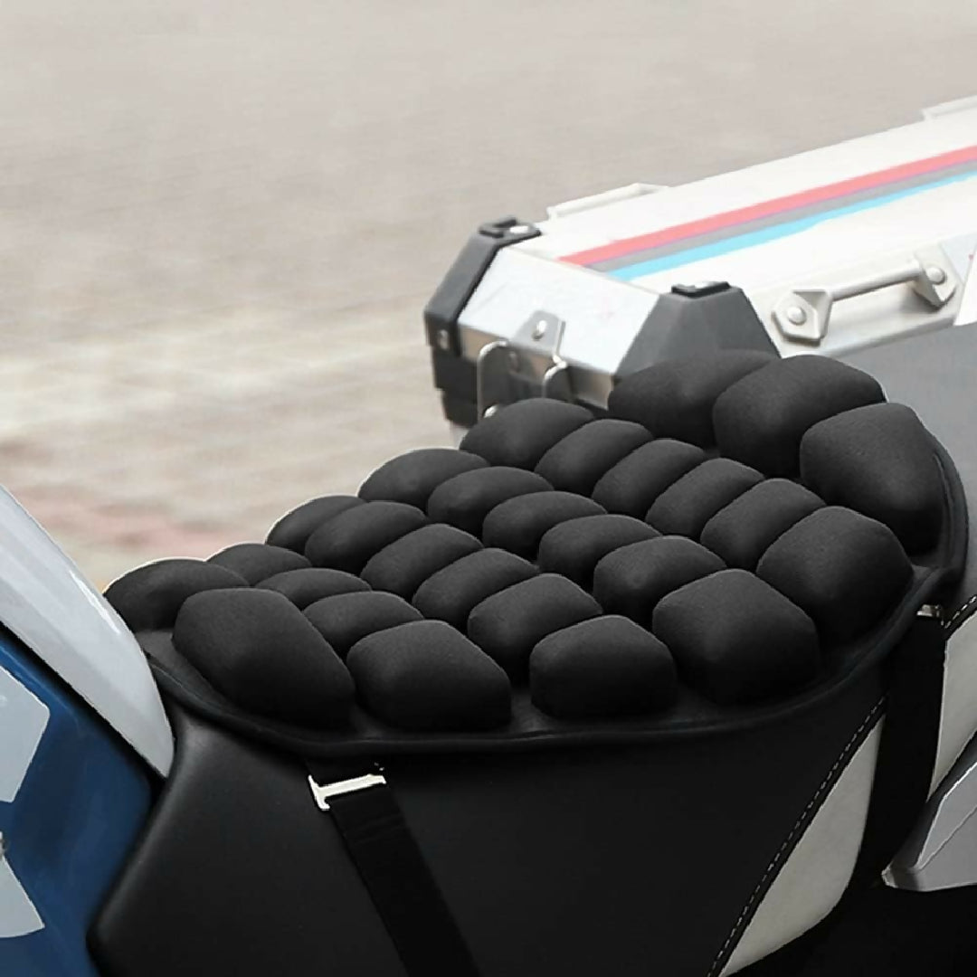 Universal Waterproof Bike and Motorcycle Seat Cushion Premium Comfortable Relaxer Seat Cover with Anti-Slip Design Shock Absorption and Weather Resistant Protection Ideal for All Bicycles Scooters and Motorcycles