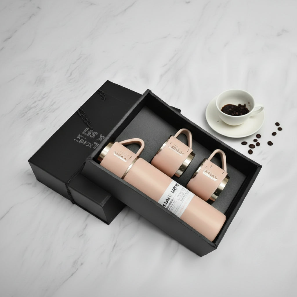 500ml Stainless Steel Vacuum Flask Set