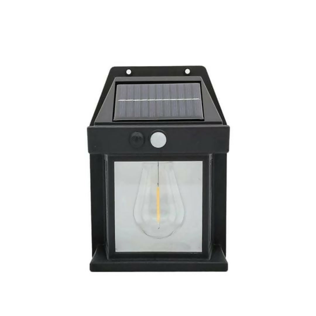 Solar Tungsten Filament Wall Lamp - Outdoor Intelligent Induction Light for Garden and Courtyard