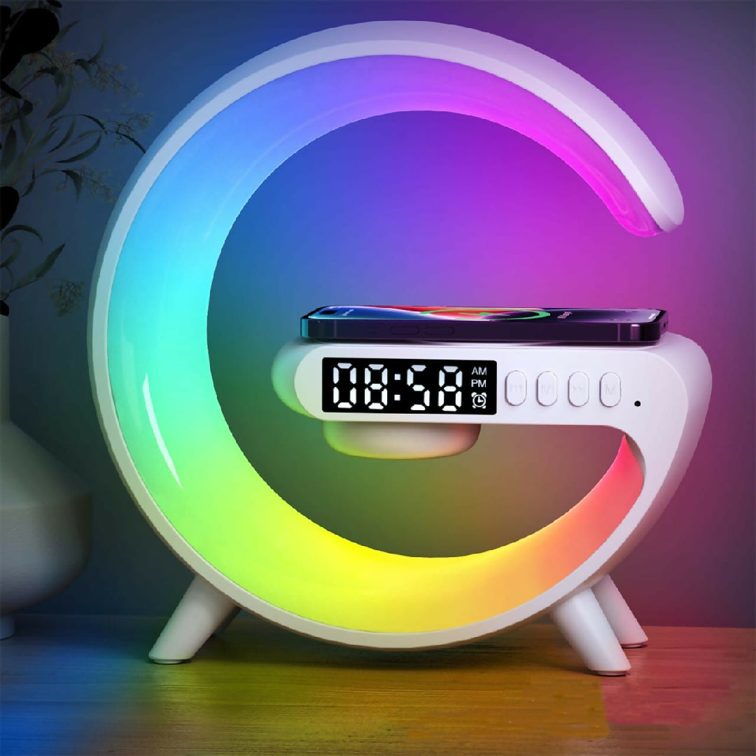 G63 Smart Table Lamp with Clock and Alarm