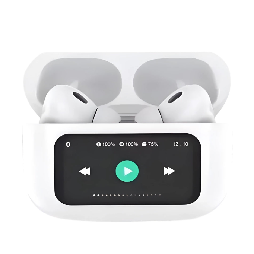 A9 Pro High Quality Sound ENC Noise Reduction Wireless AirPods With Smart Touch Screen Control