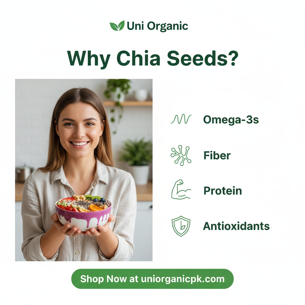 Why Choose Uni Organic Chia Seeds