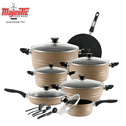 WONDER CHEF GIFT SET 19 Pcs 2 Layers Marble Coated