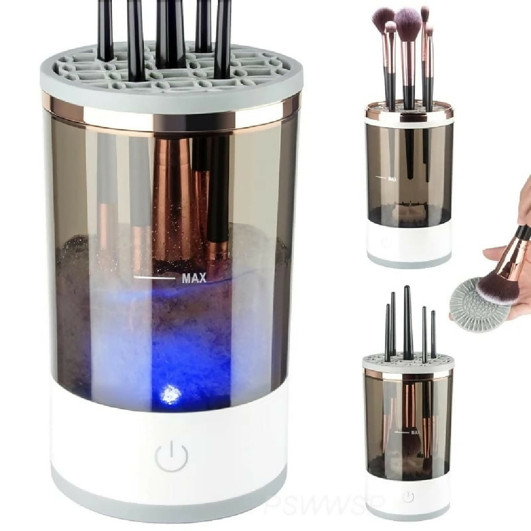 3 In 1 Electric Makeup Brush Cleaner - Automatic Make Up Brush Holder and Cleaner