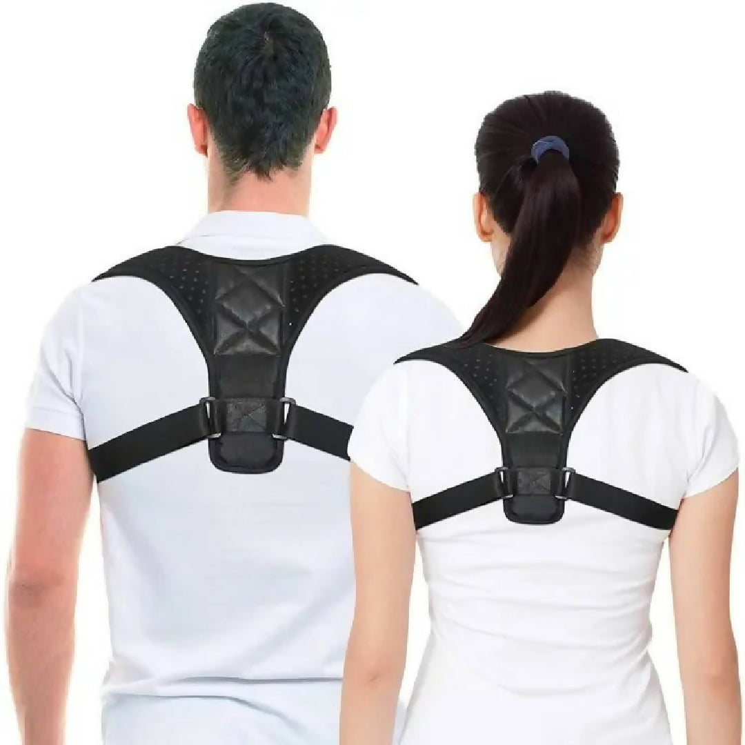 Adjustable Body Posture Corrector Belt - Back and Shoulder Support Brace for Men and Women - Spine Alignment and Pain Relief