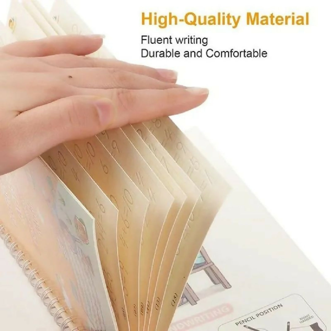Magic Practice Copybook 4 BOOKS Magic Book For Montessori Children Tracing Handwriting First Learning Books For Kids Preschool