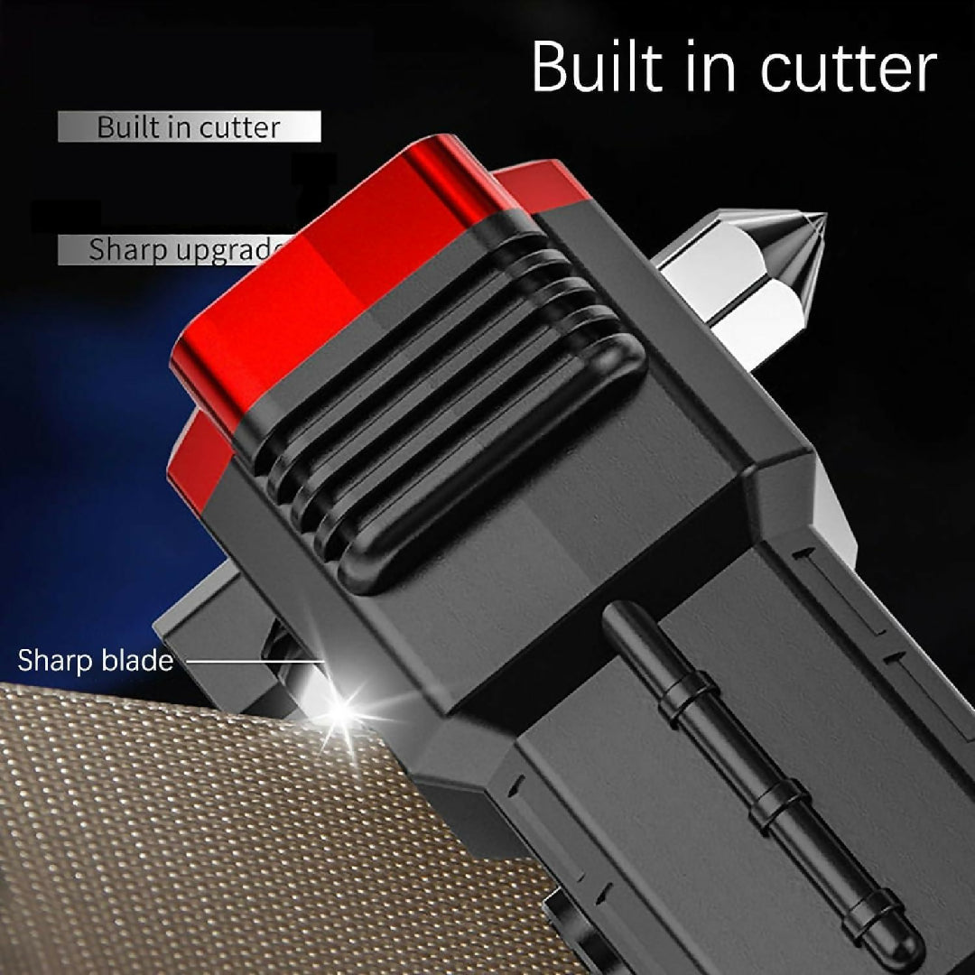 Versatile High Power Led Flashlight Focus Light Power Bank and Window Hammer