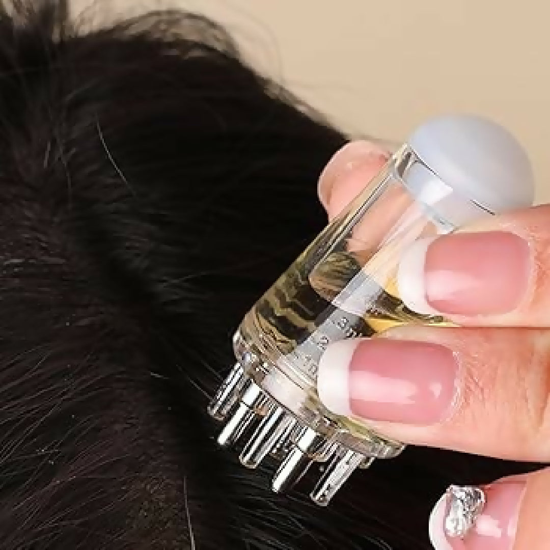 Oil Applicator - Scalp Hair Comb Oil Applicator - Portable Mini 6ml