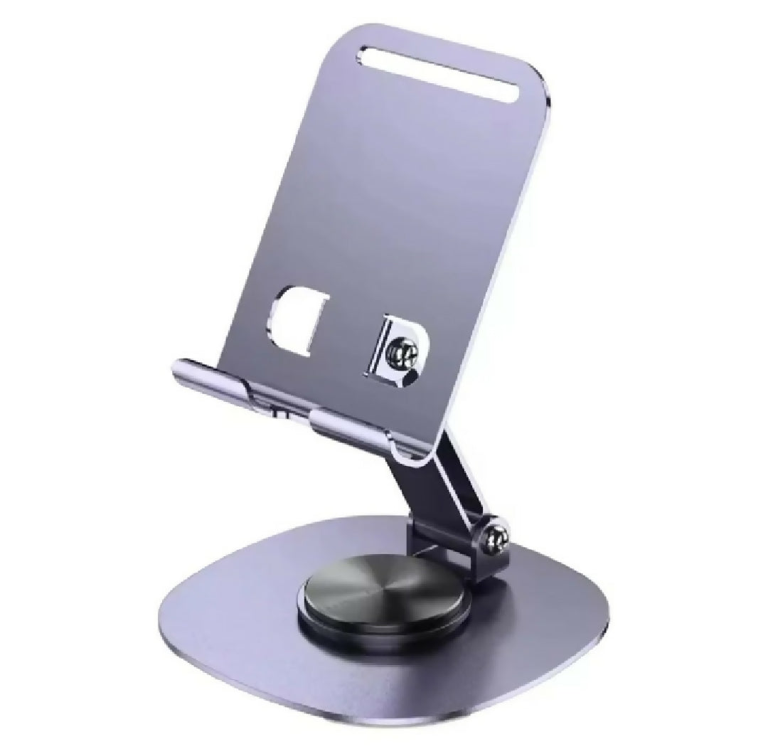Premium Adjustable Metal Mobile Tablet Stand Foldable Aluminum Desk Holder