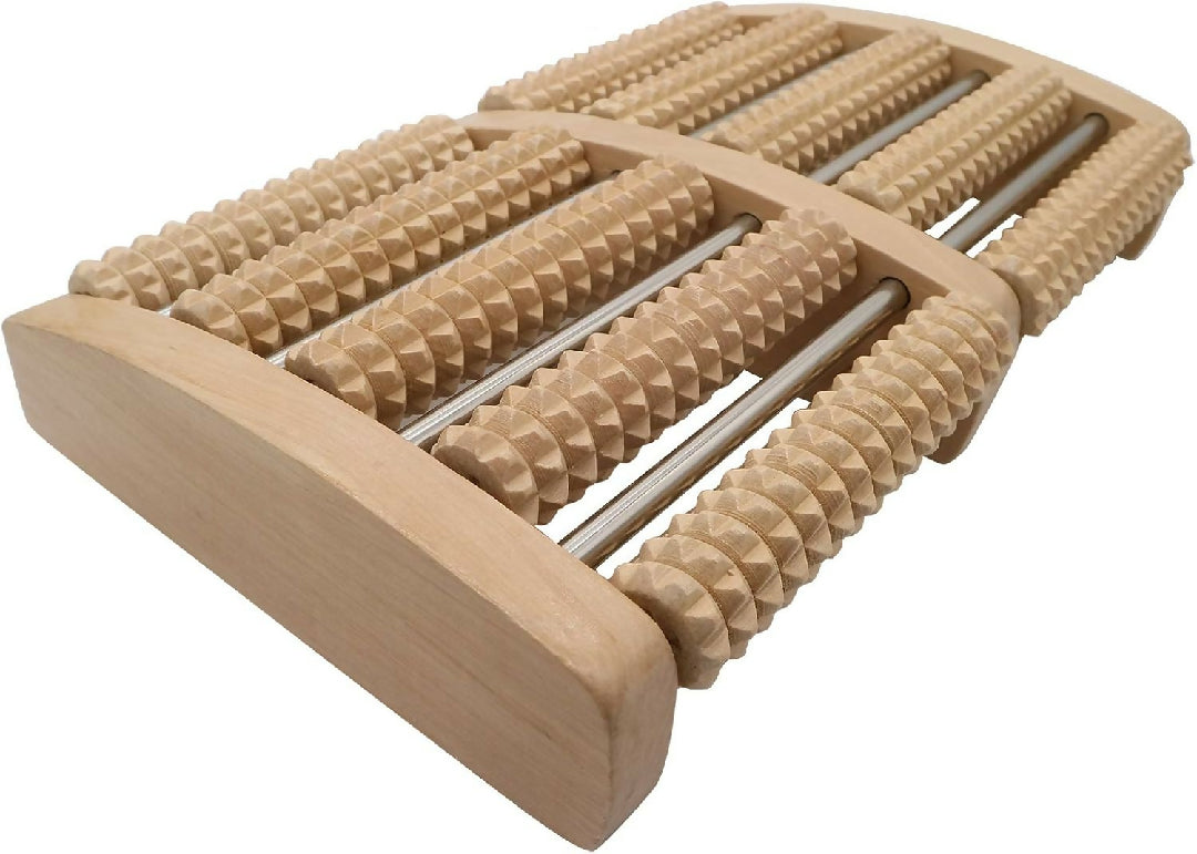 Traditional Wooden Roller Foot Massager Accupressure Roller Wood Foot Massager Stress Reliever Wooden Foot Massager