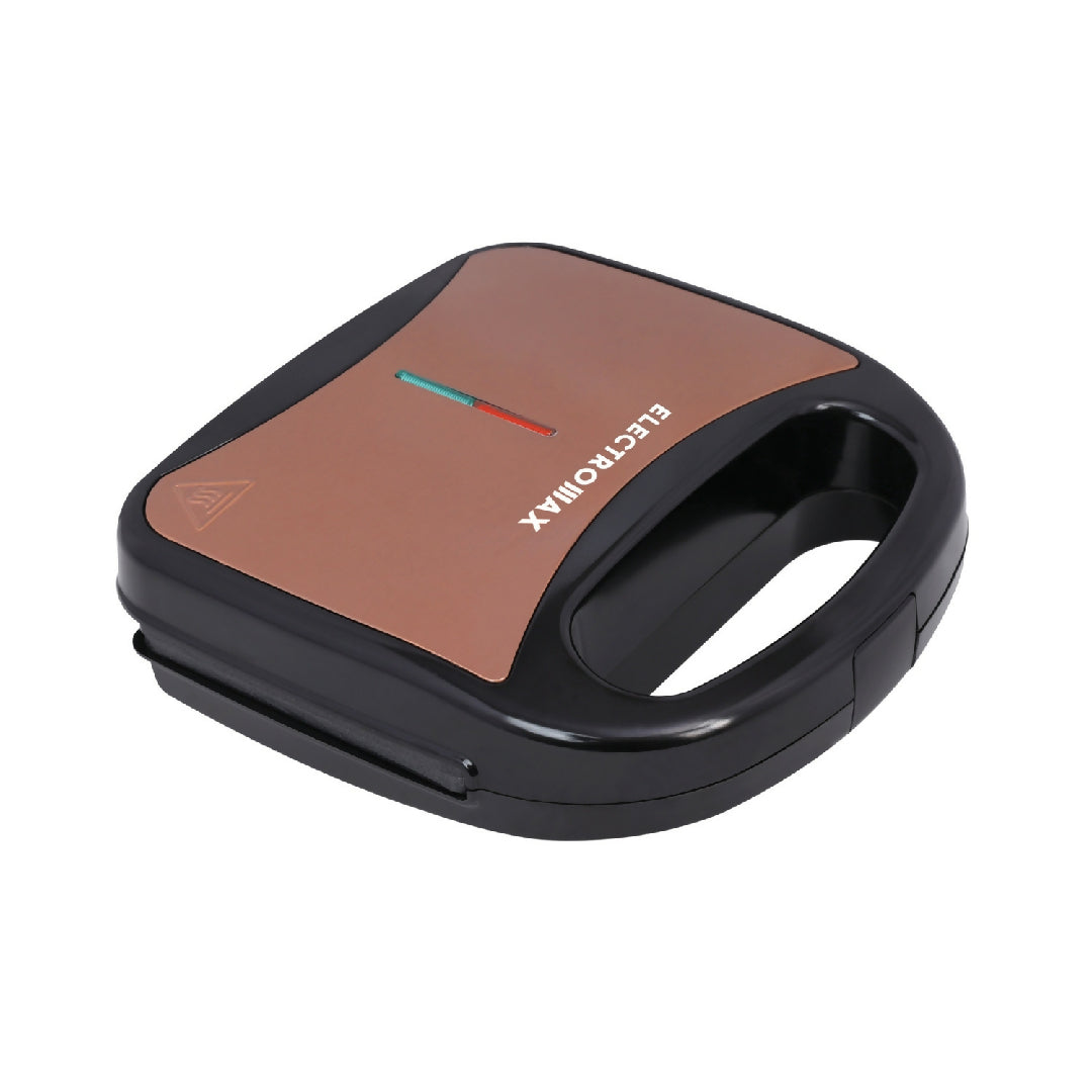 Electromax Sandwich Maker – Non-Stick with 1200W Fast Heat and Overheat Protection (EMSM-702)