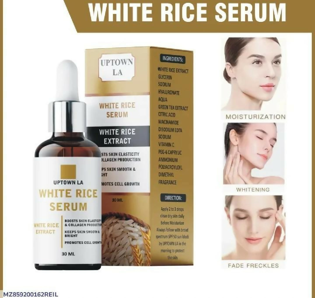 Uptwon LA Whitening Rice Serum for Face Brightening Hydrating and Smooth Skin Care