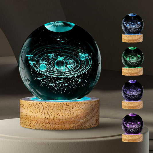 16 Colors Crystal Ball Lamp Color Changing With Remote