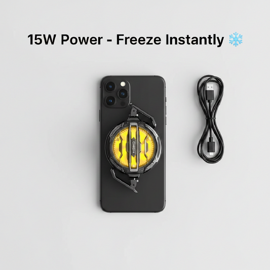 CX07 Magnetic Cooling Fan 15W Instant Cooling for Smartphones