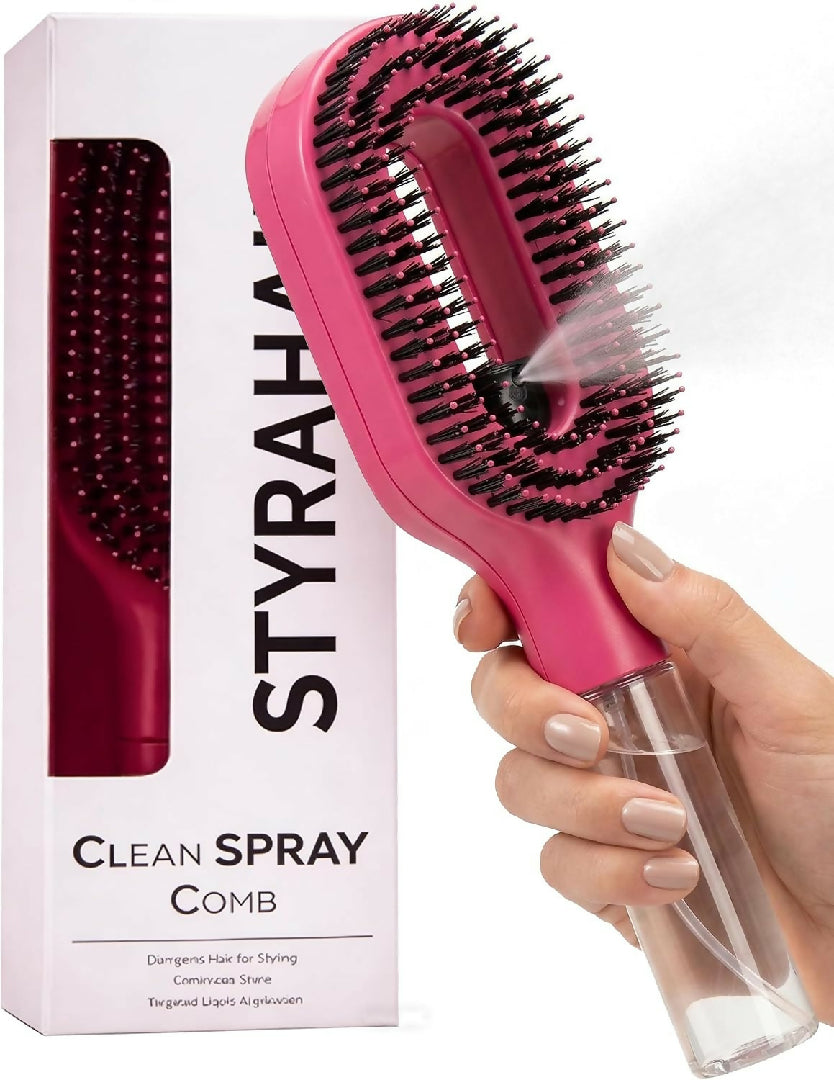 Foreign Trade Hot-Selling Styrahair Spray Comb Multi Functional Hair Smoothing Comb Anti Fly Hair Anti Static Massage Comb