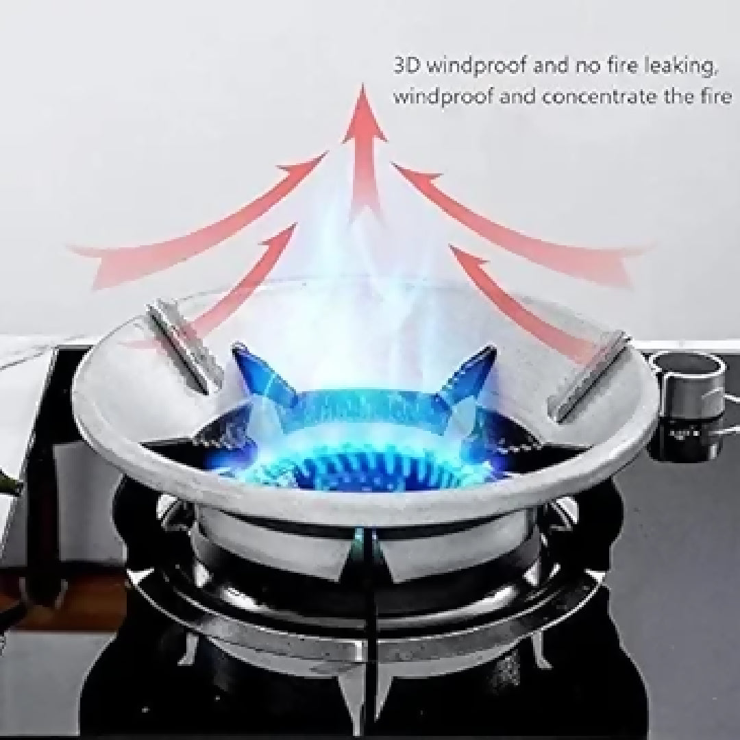 Gas Saver Burner Stand Windproof Gas Stand for Gas Chula Stand Gas Saver Jali Stove Protector and Washable Stand