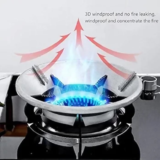 Gas Saver Burner Stand Windproof Gas Stand for Gas Chula Stand Gas Saver Jali Stove Protector and Washable Stand