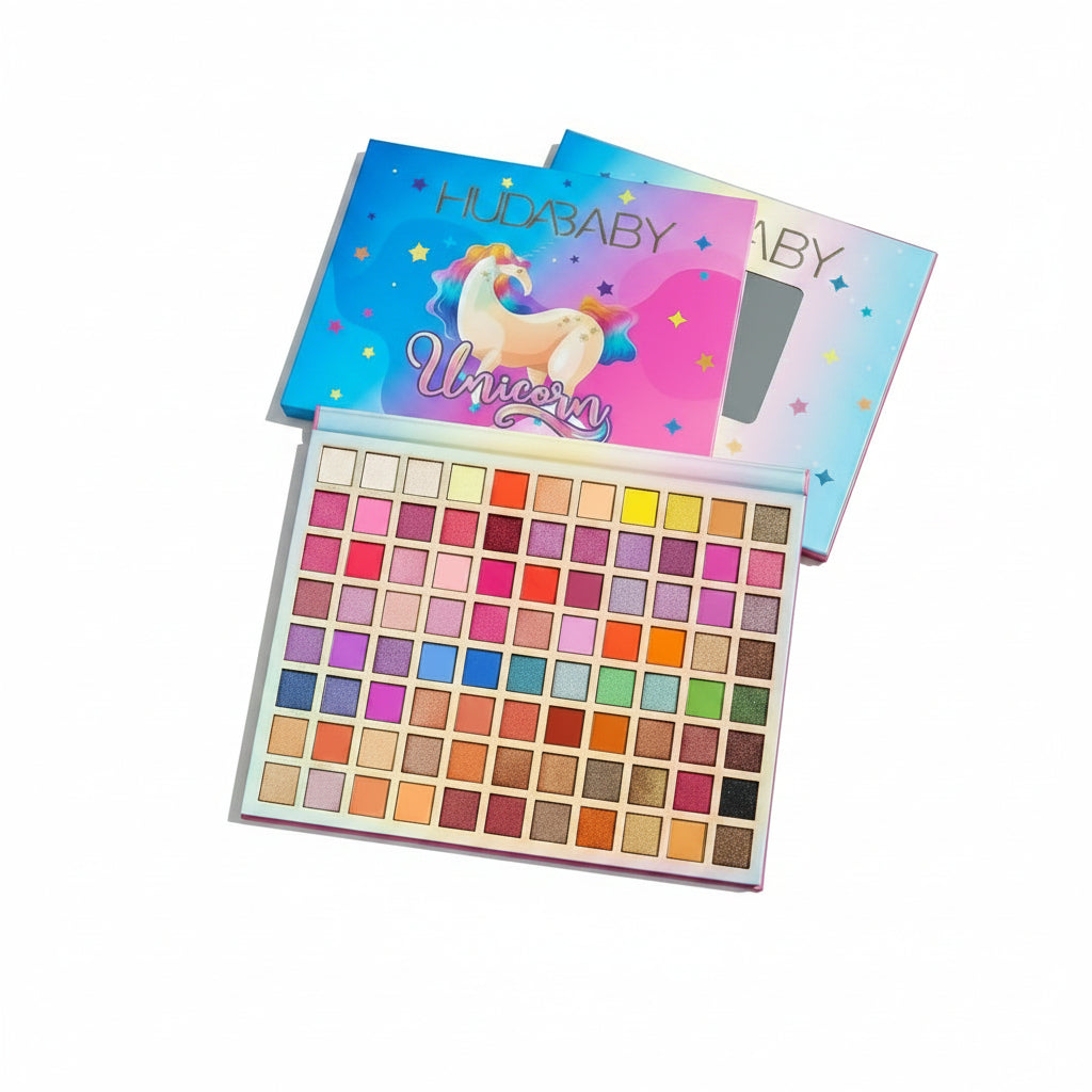 HudaBaby branded Unicorn themed eyeshadow palette 1 Piece