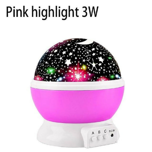Star Lamp Projector Starry Sky Projector Night Lamp Star Moon Lamp Projector 360 Degree Rotation LED Star Night Light Table Lamp