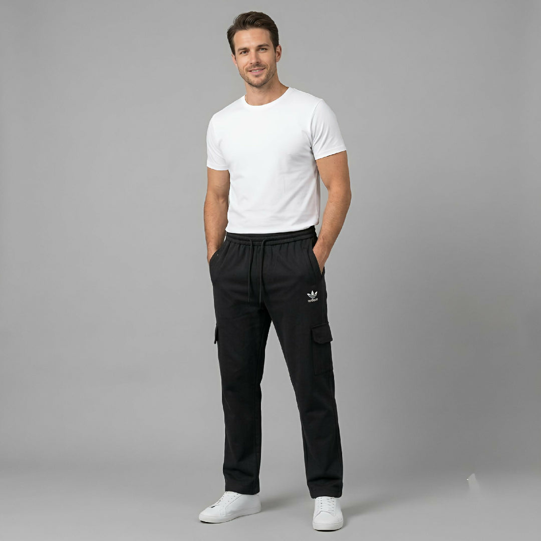 Mens Premium Woven Terry 4 Pocket Cargo Trouser