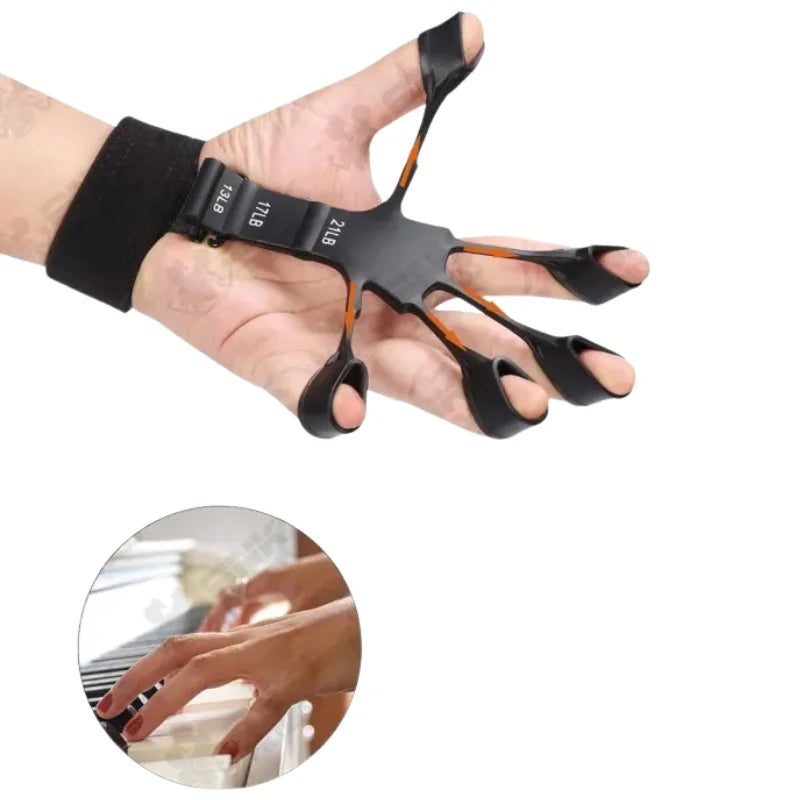 Adjustable Hand Grip Strengthener | Finger Exerciser & Hand Therapy Trainer | Grip Strength Trainer for Fitness, Rehabilitation & Arthritis Relief
