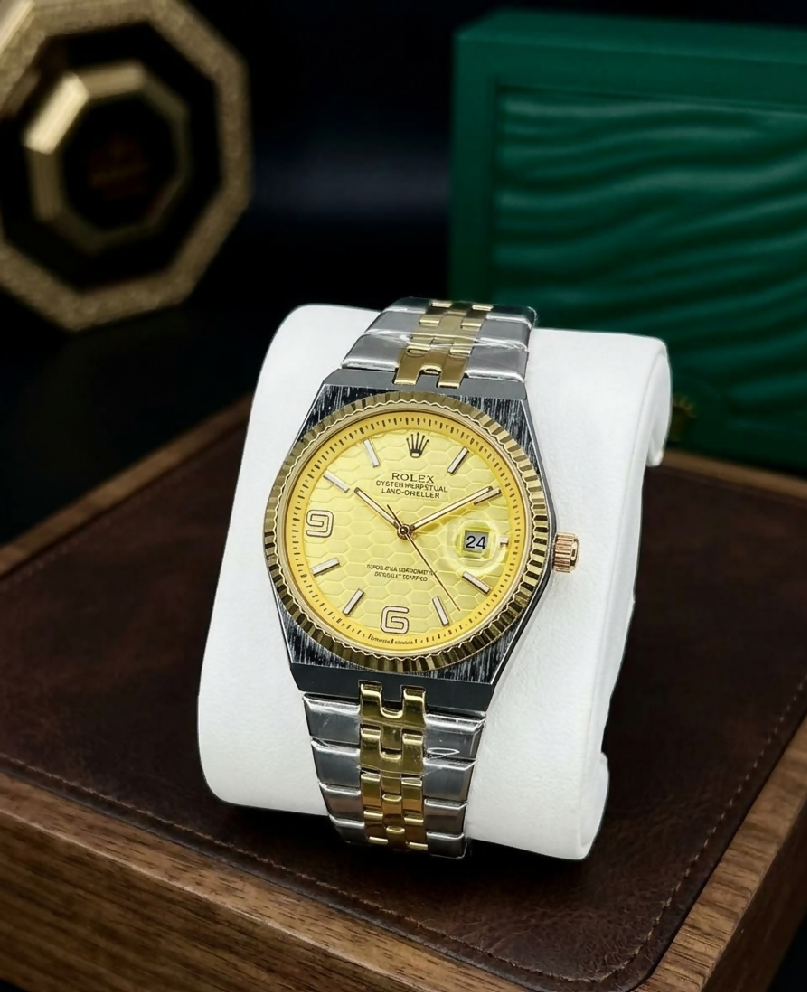 Rolex Two-Tone Hexa Dial Luxury Watch
