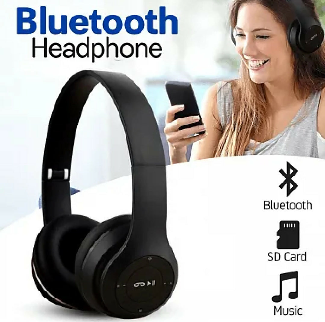 P47 Wireless Bluetooth Headphones Deep Bass Premium Sound random color
