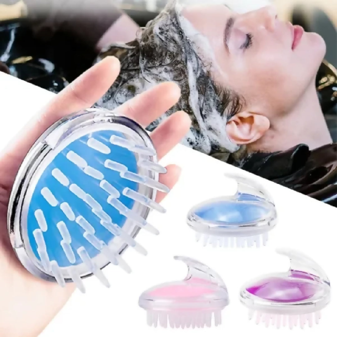 3 in 1 Combo Deal - 1 Derma Roller 0-5mm - Silicone Scalp Massage Brush - Oil Bottle