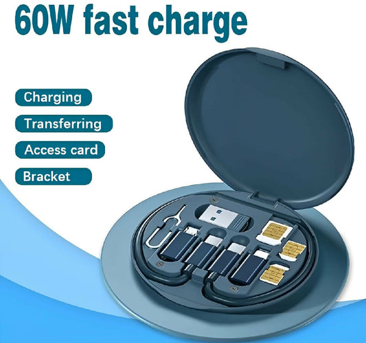 5 in 1 data cable set 60W fast charging Kit