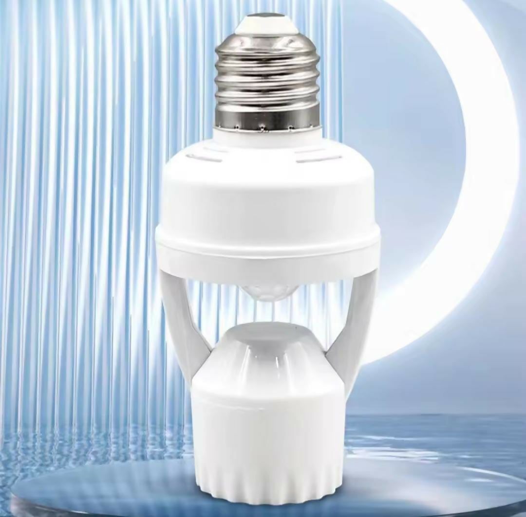 Smart Infrared PIR Motion Sensor E27 Bulb Holder Auto On Off Socket Switch Energy Saving Lamp Base