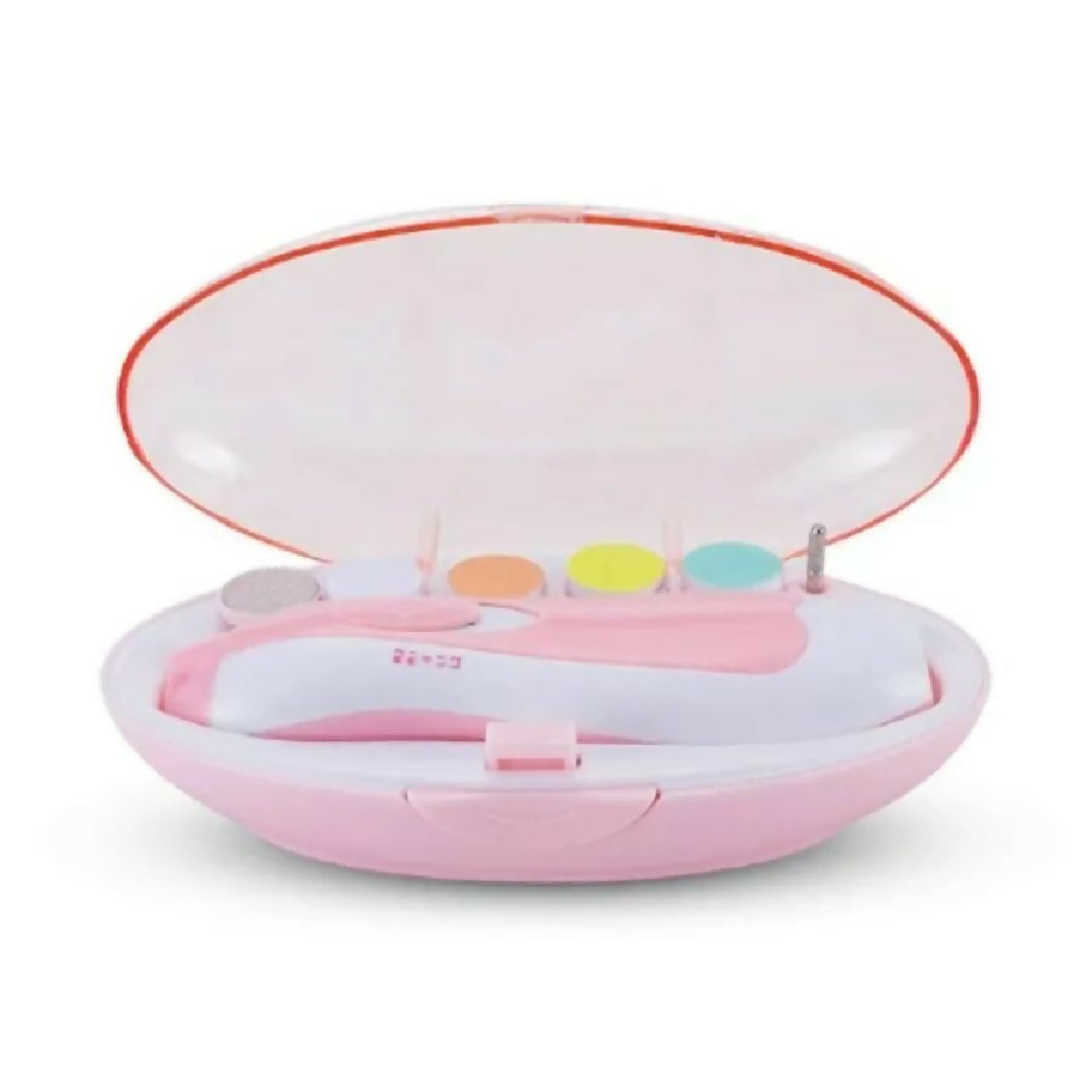 6 In 1 Electric Nail Grinder Electric Baby Nail Trimmer CHILDREN S Scissors Baby Nail Care Nail Trimmer e PinkManicureBlu