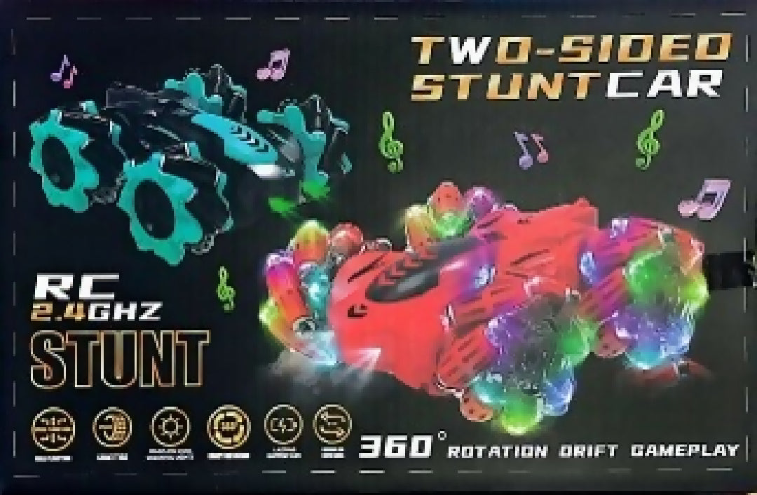 Two Sides Stunt Car 1 Piece