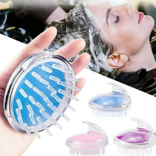 Premium Soft Silicone Head Scalp Massager Brush Deep Cleansing Shampoo Comb for Hair Growth Relaxing Bath Massage