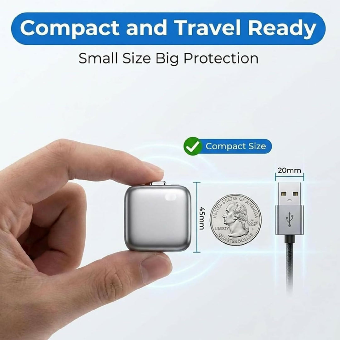 Type C Smart Auto Stop Charging Adapter Auto Disconnect Charger – Portable USB Charger Automatically Stops When Fully Charged Overcharge Protection