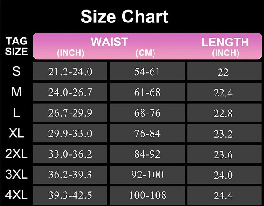 Adjustable Hook Waist Slimming Belt Body Shaper Belly Tummy Abdomen Control Burn Fat