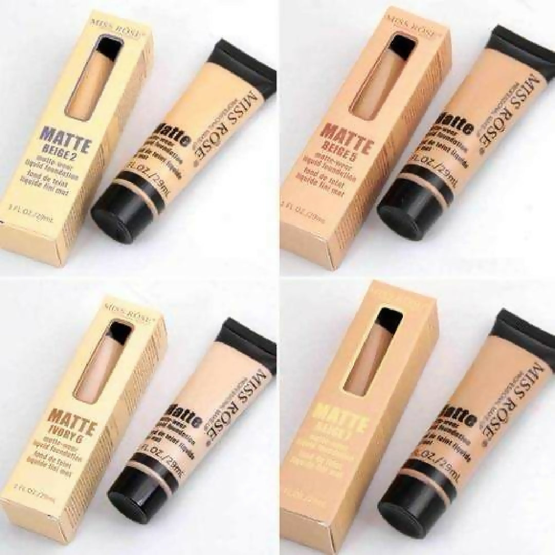 Miss Rose Matte-Wear Liquid Foundation 1 Piece