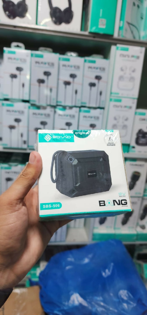 SOVO Bang SBS-506 Bluetooth Speaker Powerful Bass Wireless Portable Speaker with HD Sound Built-in Microphone for Hands-Free Calls